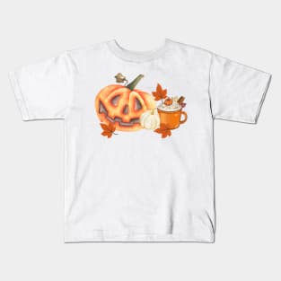 HALLOWEEN PUMPKINS Kids T-Shirt